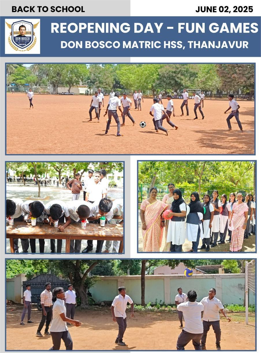 RE-OPENING DAY- HIGH SCHOOL 02-06-2025